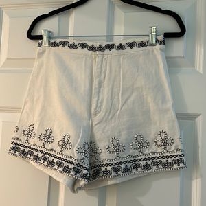 Zara shorts size small dry clean